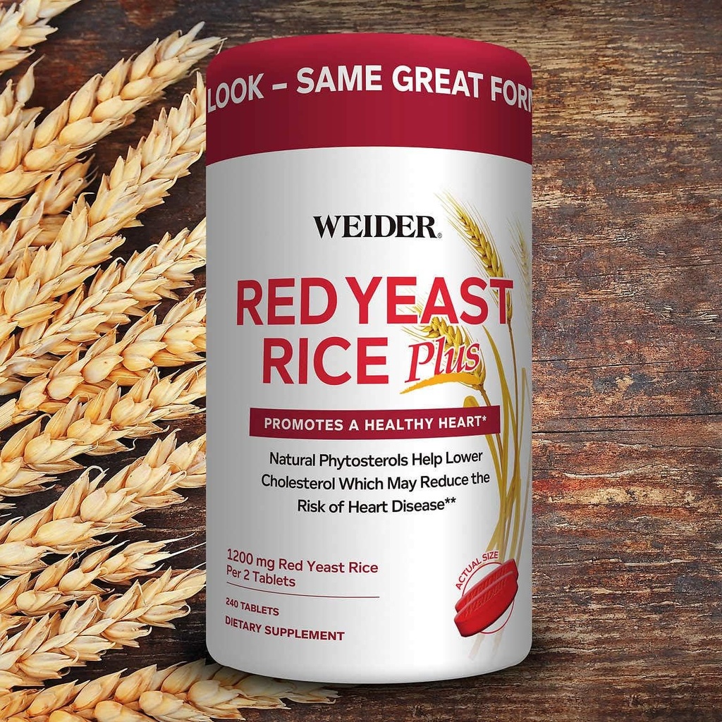Red Yeast Rice Plus 1200 mg, 240 Tablet Tanaman Phytosterols 850 mgl per Serving. # B