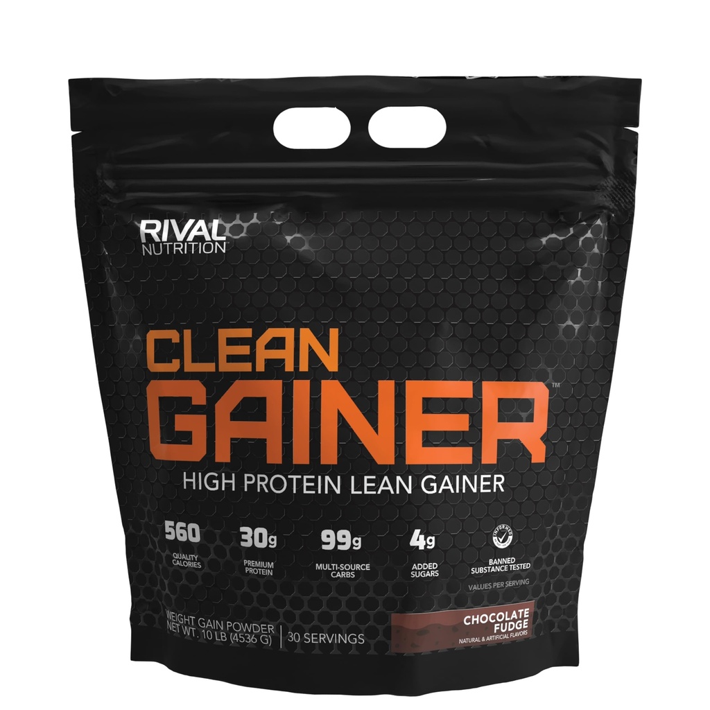 RIVAL NUTRITISI Clean Gauer- Chocolate Fudge, 10lbs.