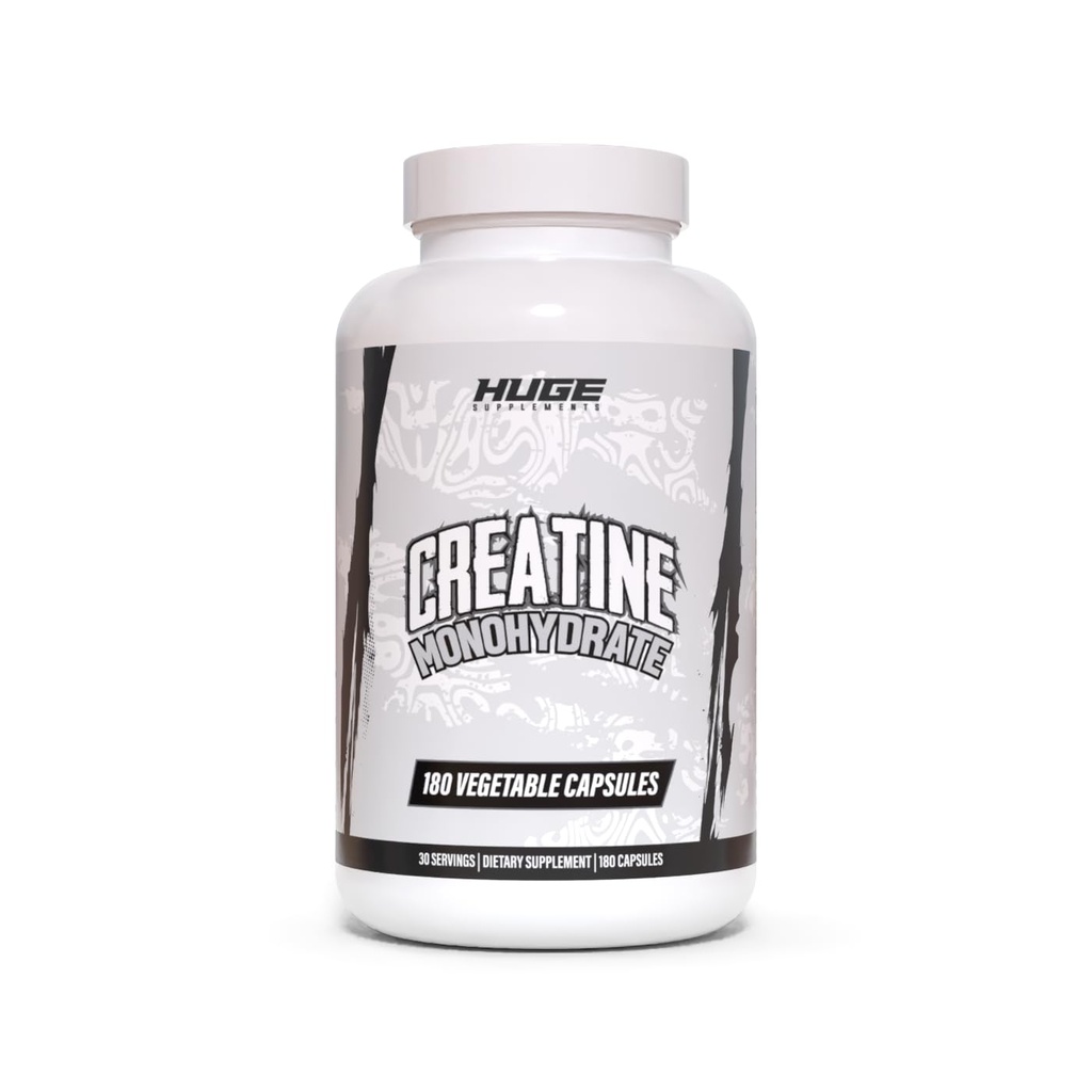 Creatine Monohydrate Capsules, 5g Per Serving, Scientific Dosed To Maximize Lean Muscle Growth, Power, Recovery & Performance, Thorsially Testing For fure, For Men & Women, Convenient Capsules