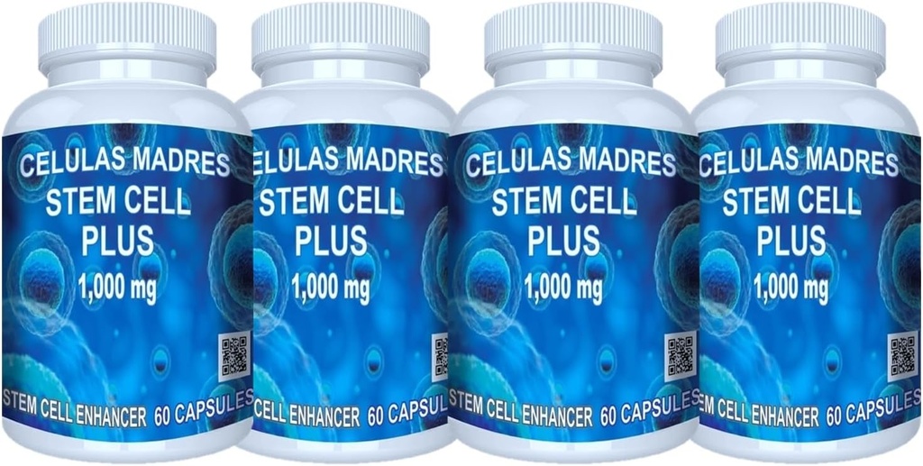 VITAMISAN 4 Celulas Madres Stemcells AFA Blue Green Algae Anti- Penuaan 240 Kapsul