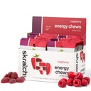 Skratch Labs Energy Chews 124; Gummies for Running, Cycling, and Sports Performance 124; Gel Alternatif 124; Raspberry (10 Pack)