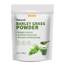 Barley Grass Juice Powder 13 oz - 100% Pure Wheatgrass Popper, Support Cardiovascular, Liver and Digetical Fungsi, Vegan, No Maltodextrin & Sugar.