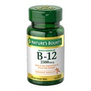 Nature 's Bounty Vitamin B12 2500 mcg, Cellular Energy Support, for Energy Metabolism, Heart & Gugup System Health, 75 Quick Dissolve Tablet