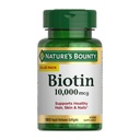 Nature 's Bounty Biotin Hair Skin dan Nails Vitamin, Mendukung Rambut Sehat, Skin dan Nails, 10.000 mcg, Rapid Lepaskan Softgels, 180 Ct