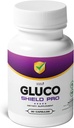 GlucoShield Pro - Suplemen Alam dengan Vitamin B1, B2, B6, Magnesium, Zinc & Calcium 124; Non-GMO, Bebas, Easy- toTake 124; Dibuat di AS, GMP- Sertifikasi 124; 30 Kapsul, 1 Bulan Supply