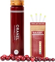CRANEL Fast- Acting Cranberry Formula - Urinary Tract & Gut Duck - (1 Mingguan) + Free PH Test Kit 124; 3,000 Cranberry, No Sugar, Vegan, Secara klinis Proven