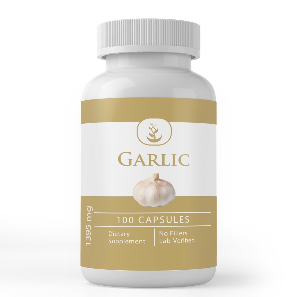 Murni Katup Bawang Putih Asli (100 Capsules) Selalu Murni, Tidak Ada Addicitives Atau Filler, Lab Verified
