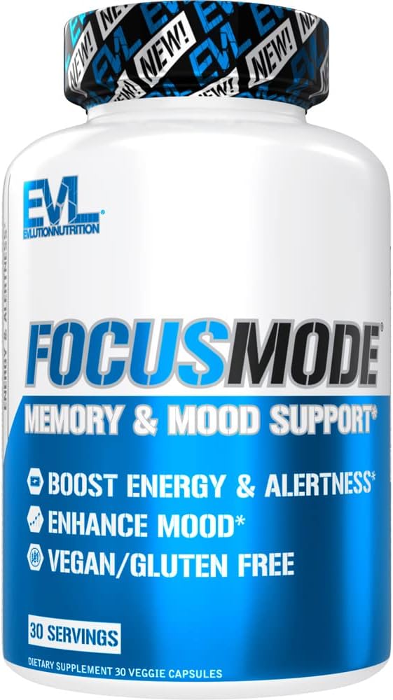Tambahan Energi Mental dan Fokus Evolusi untuk Orang Dewasa - Pendukung Otak Nootropics dengan Caffeine L Theanine Alpha GPC dan Huperzine A Nutrition Focus Colls untuk Performance Peak Yang Dilanjutkan