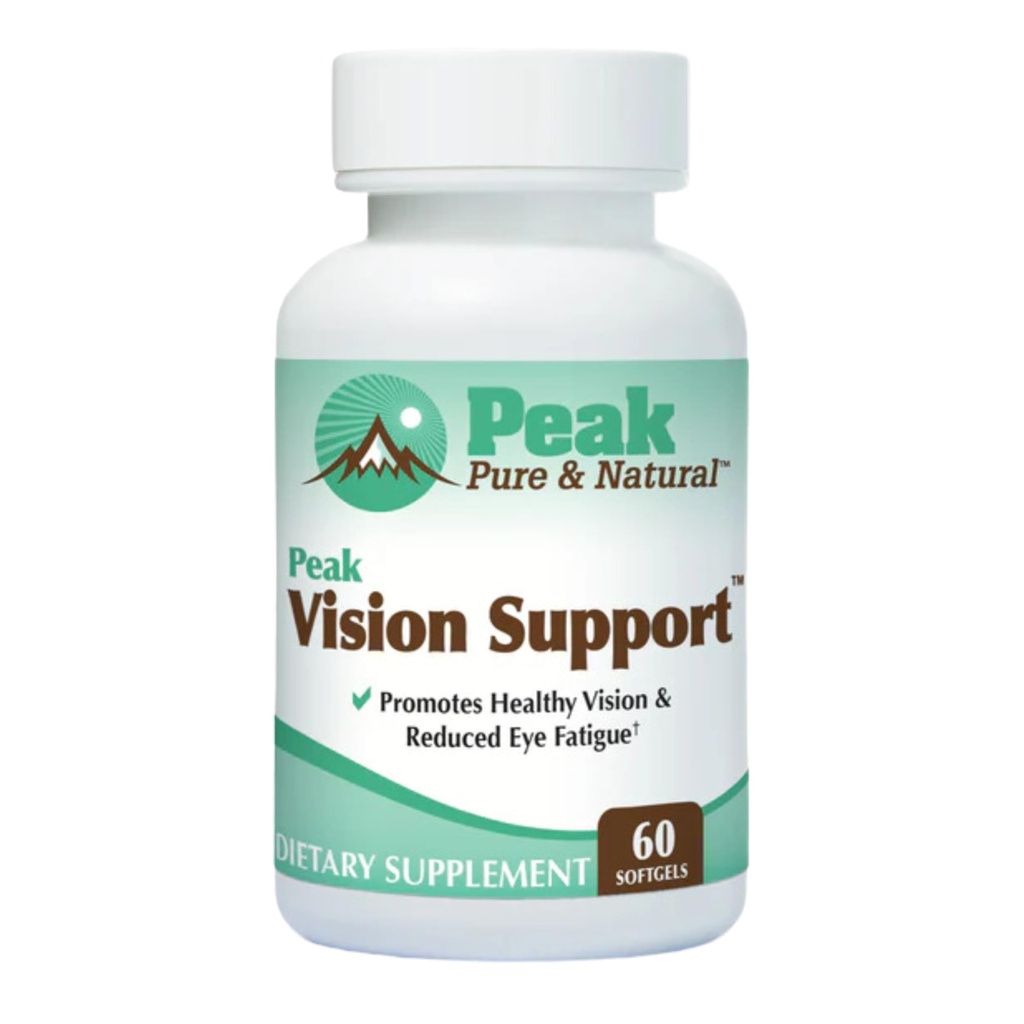 Peak Vision Support Eye Health Supplement - Lutein and Alaxanthin Suplement for Eye Fatigue, Blue Light Protection - Memroses Heally Eyes and Clear Vision (30 Servings)