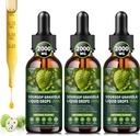(3 Paket) Soursop Graviola Liquid Drops 2000mg, 98% Absorpsi untuk Dukungan Sel & Regenerasi, Ammune Boost, Liver, Herbal Kebaikan, Soursop Bitquid- Sugar / Gluten Bebas, Natural Flavor, 6 Fl Oz