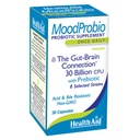 Healthaid MoodProbio 30 Ct, 30 Milyar CFU dengan Prebiotic, 8 Strains Terpilih, Suatu hari, Acid & Bile Resistan, Gluten, Dairy, dan GMO Free, Vegan