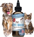 PetSilver Eye Drops for Dogs and Cats - Natural Dog Eye Eye Wash - Relief for Inflammation & Irritation - Pet Eye Cleaner and Tear Stain Remover - Patented Silver Formula - Made in The USA - 4 fl oz