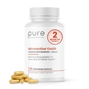CoQ10 Aktif dengan MicropQQ + Shilajit "Pelepasan" 60 Veg Caps 12.4; Konvenient Sekali Satu Hari Clinical Dose 124; 2 Pasokan Bulan 124; Vegan 124; Farmasi Tingkat