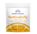 GoMindfully Orange Super Calm Magnesium Powder Mix for Hidration, Recovery, Imunity and Energy with Trace Minetal, EsculVitamin, L- Theanine dan B Vitamin Complex