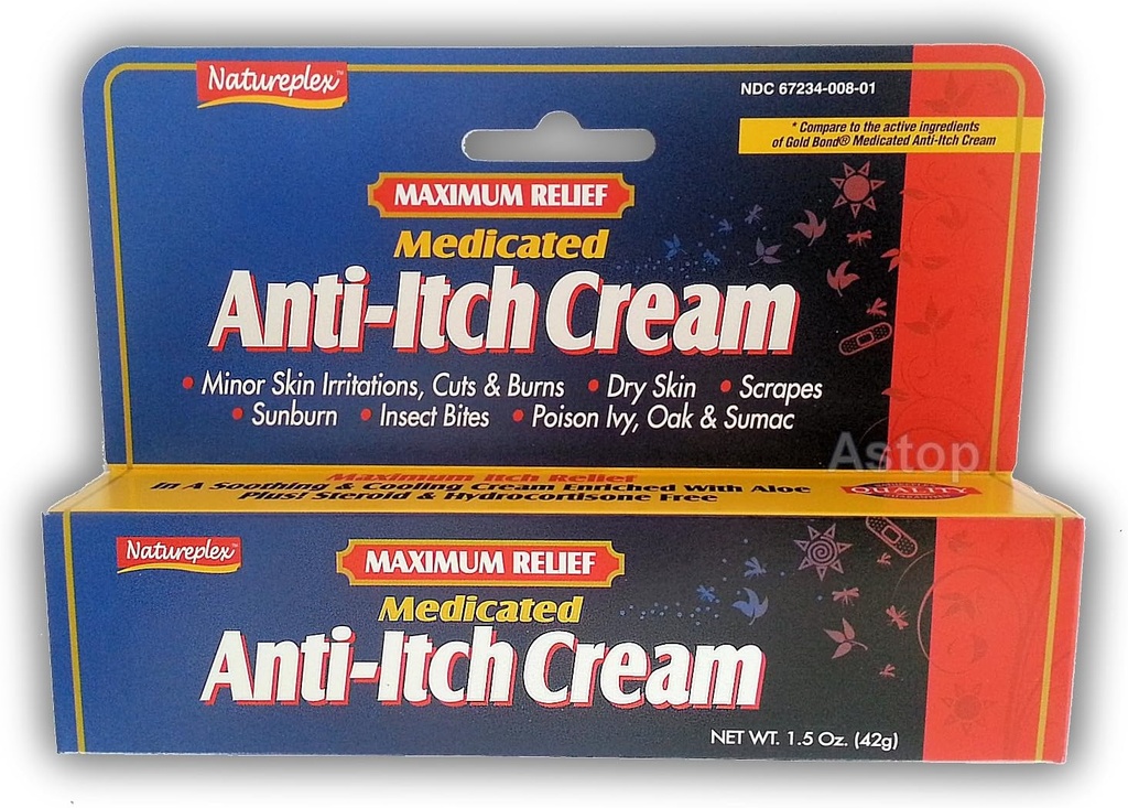 Maximum Relief Mediated Anti- Itch Cream
