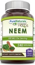 Murni Neem (Dibuat dengan Natural Neem Leaf) £124; 500 Mg per Serving 240 Vevgie Capsules Suplement; Non-GMO 124; Gluten Free 124; Made in USA 124; saya berurusan dengan Vegegarian