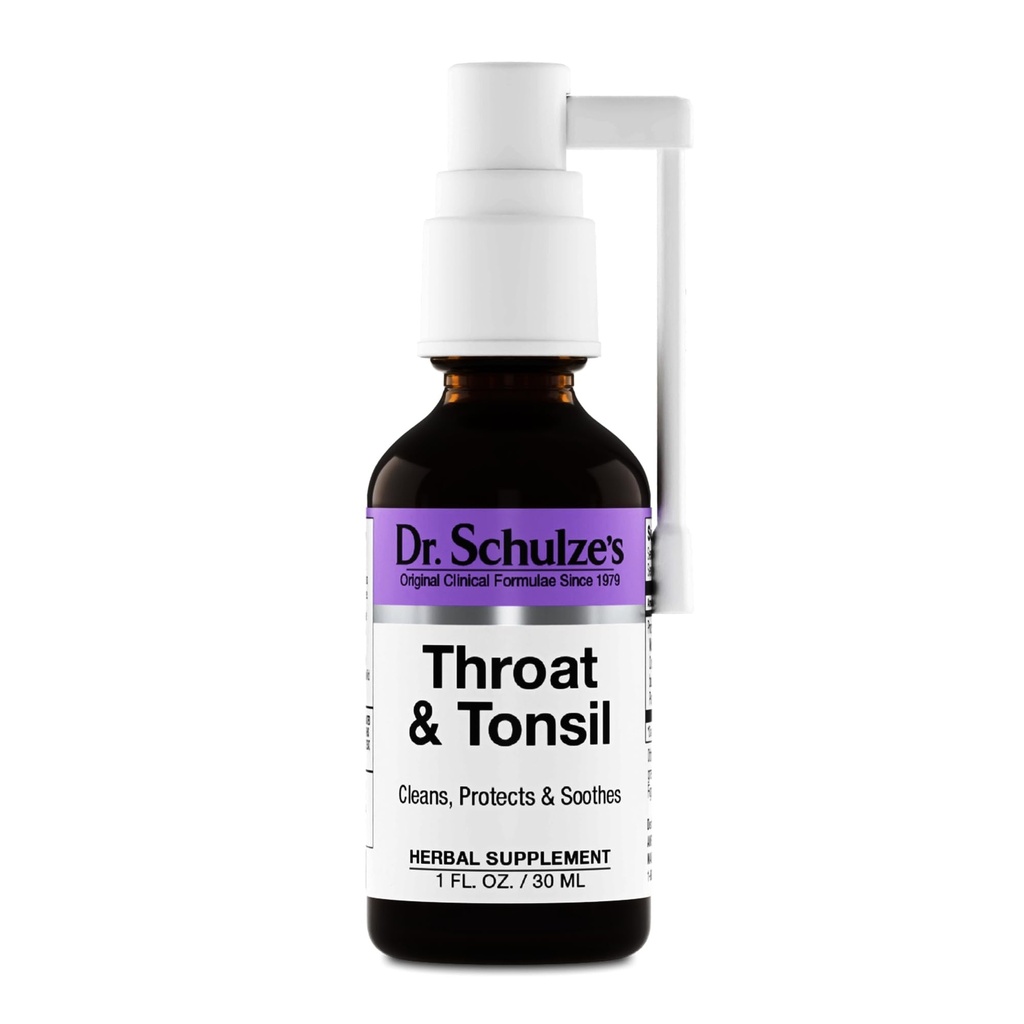Throat & Tonsil & Tonsil 124; Cool, Soothe & Protection 124; Herbal Supplemen 124; Vegan & Kosher 124; Kuat & Efektif 124; Mudah Spray Angle 124; 1 oz Bottle