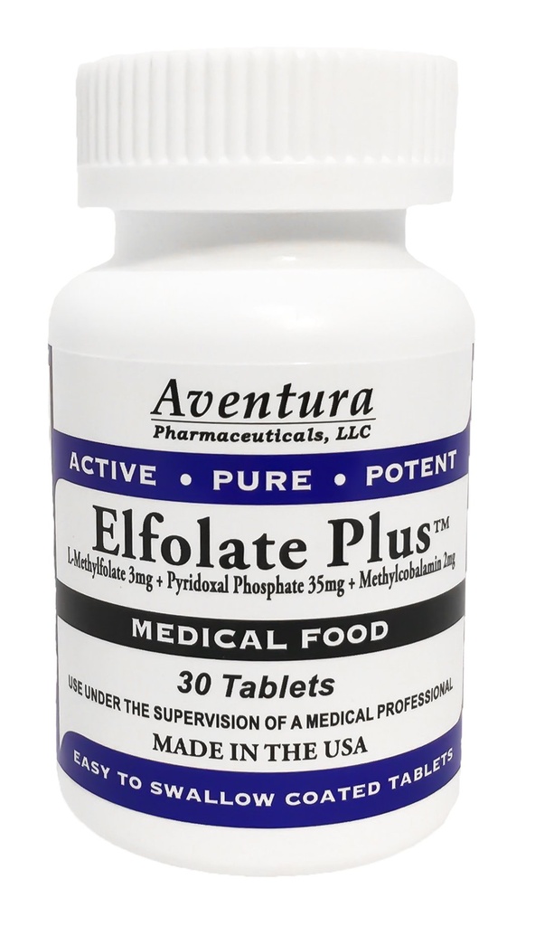Ditambah 3mg L-Methylfolat Methyl Folate Methylfolate Medical Food Supplement Professional Professional Professional Strength Enable 30 tablet