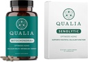 Qualia Life Sciences Bundle Qualia Mitokondria + & Qualia Senolytic, Penuaan Suplemen Yang Mendukung Perbaikan Sel Optimal & Perempatan