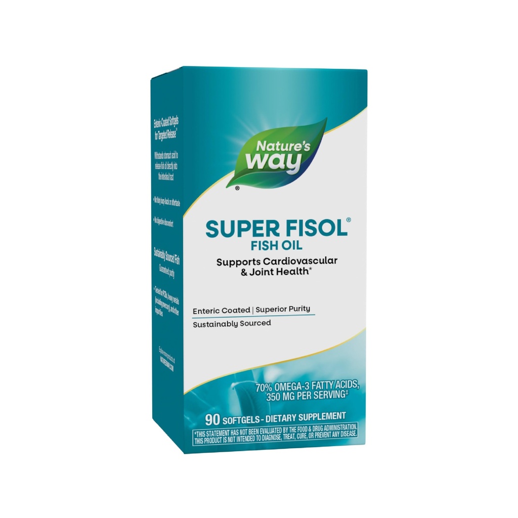 Cara Alam Super Filiol Minyak Ikan, Hiburan, Mendukung Cardiovaskular dan Gabungan Kesehatan *, Potensi Mega -3, 90 Softgeels (Paket May Vary)