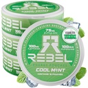 Nootropic Energy Caffeine Pouches: 100mg Caffeine Alpha GPC Huperzine A & EstivenVitamin Sugar- Free Coconut Fiber Technology: Cool Mint Flavor Per (Pack of 4)