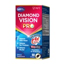 AFC Japan Diamond Vision PRO - Imprected, Up- Sized Formula - Lutein & Iexanthin 4X dengan Eye Vitamin Health Suplemen Visual untuk Orang Dewasa, Screen Exposure, Night Use, 60 Softgels
