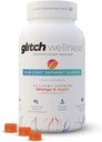 Glitch Gummies for Dry Eyes Blue Light Defense - Vegan, Sugar Free Alaxanthin and Lutein Gummies for Eyes Suplement for Adulants and Seniors (60 Count - 1 Bottle)