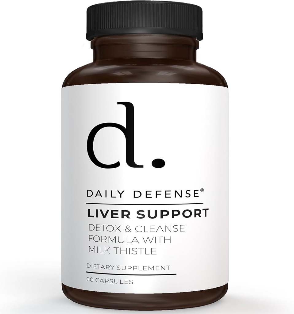 Liver Cleanse and Detox & Repair Formula - Liver Support dengan Extract Artichoke Liver Health - Milk Thistle Liver Detox dengan Dana Leaf Extracts - 60 Capsules