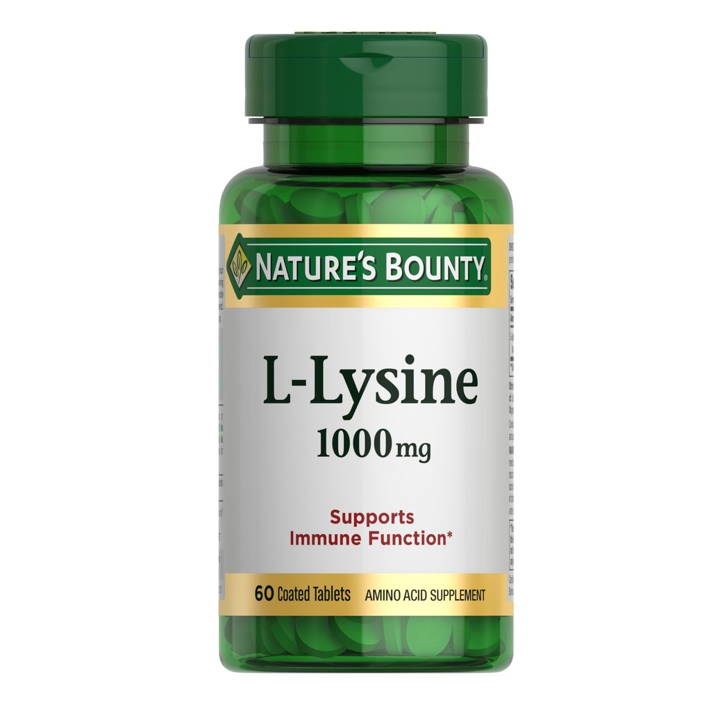 Nature 's Bounty L-Lysine 1000 mg, 60 tablet (Paket 3)