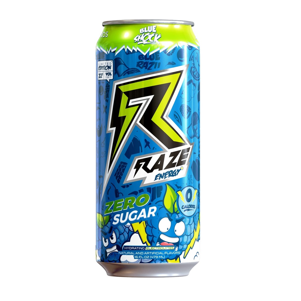 Repp Olahraga Raze Energi Cans (Blue Shock)