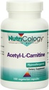 Nutrikologi Acetyl- L- Carnitine 500mg Suplemen - Metabolisme dan Energi Dukungan, ALC, Form Amino Acid, Vegetarian Capsules - 100 Cacah