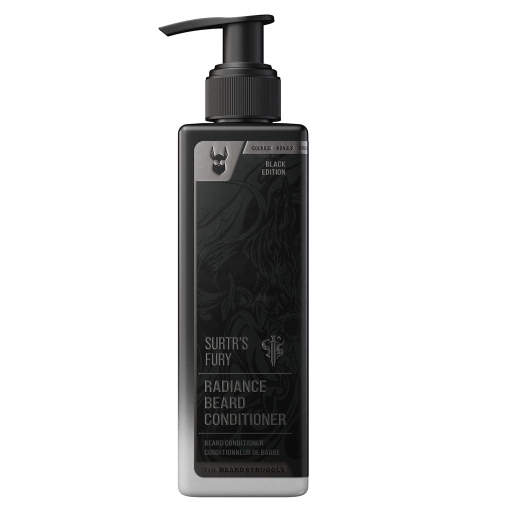 The Beard Struggle - Marksman 's Beard Conditioner - Surtr' s Fury, Platinum Collection - Nfeaty, Softens, & Strengthens Beard - Radiance Beard Conditioner for Men (8 Fl oz)