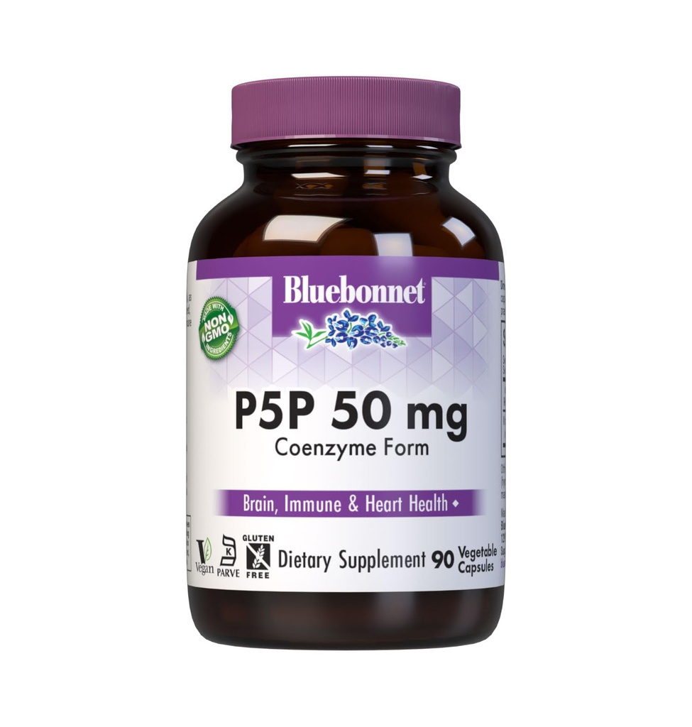 Nuklir Bluebonnet - CellularActive P-5- P 50mg - 90 Vegetarian Capsules