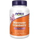 Sekarang Makanan Suplemen, Mannose Cranberry, Dual Action Formula *, Clinically Evaluated, Urinary Tract Health *, 90 Veg Capsules