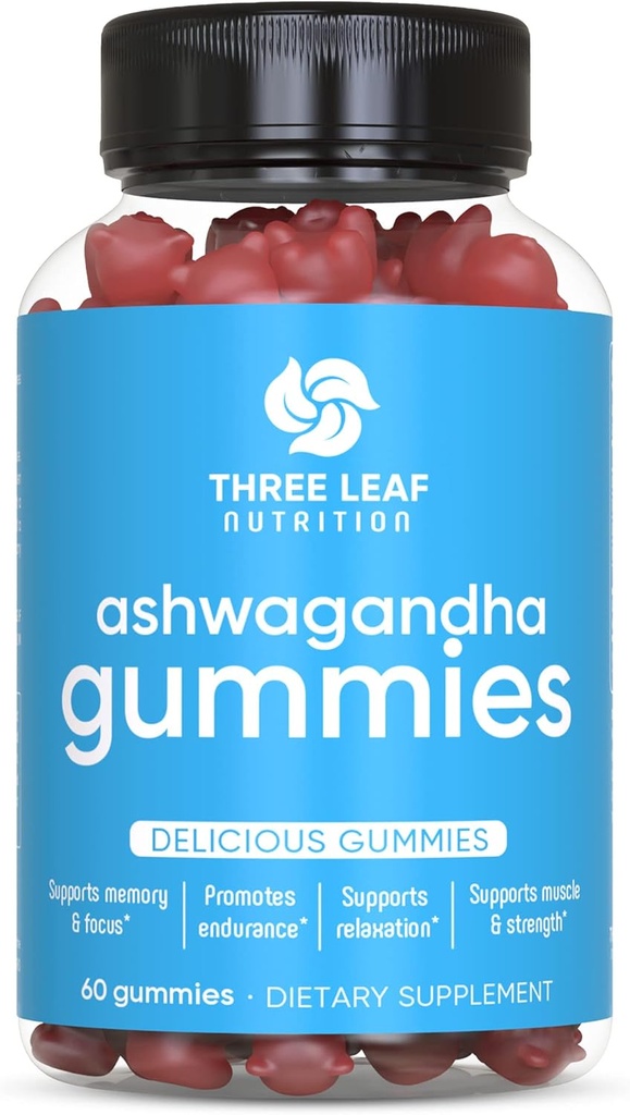 Aswagandha Gummy - Ashwagandha Supports Focus, Memory, Caltence & Energy