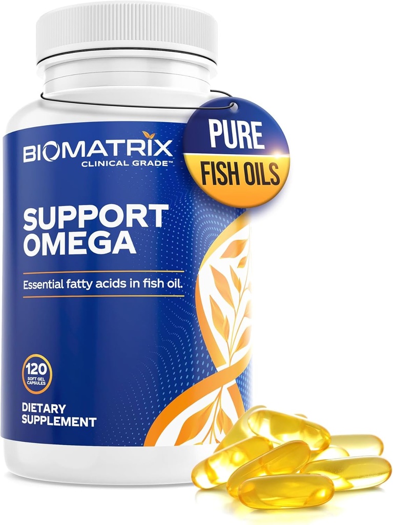 Dukung Tambahan Oli Ikan Omega (120 Gel Capsules) Omega 3