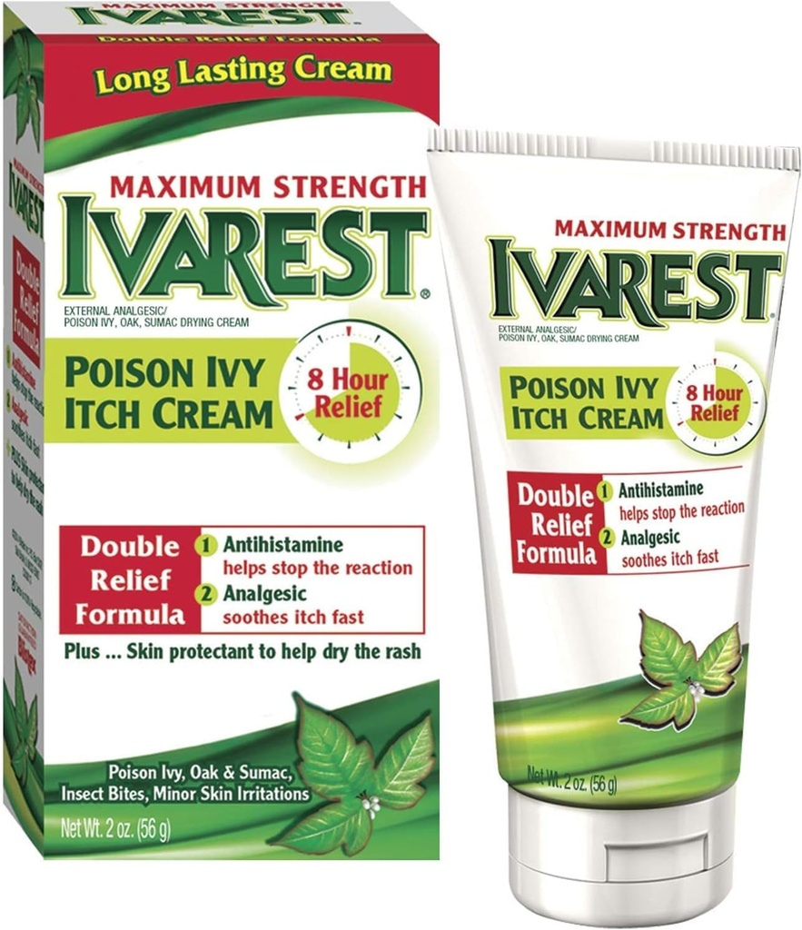 Paling Maksimal 8 Jam, Kekuatan Anti-Itch Cream - 2 Oz / Pack, 2 Pack