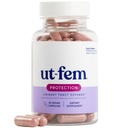 Perlindungan UTFem - Pertahanan Tract Urinary untuk Perempuan, 3-1Harian Defense Formula untuk Melindungi Kesehatan Tract Uriner, D-Mannose, Cranberry + Hibiscus, Suplemen Alam 60 Vegan