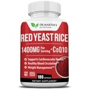 Red Yeast Rice Extract 1400mg Tambahan 180 Count 124; Pertahankan Tingkat Cholesterol Sehat & Overall Healthy