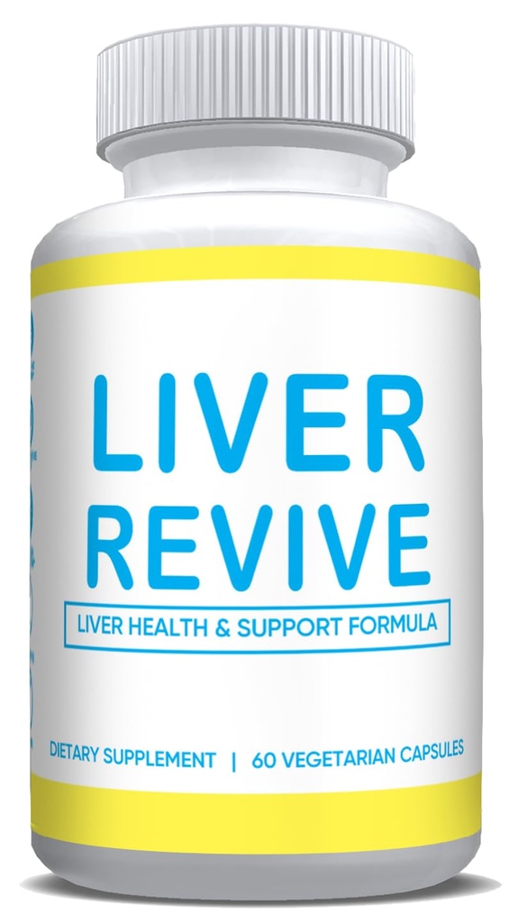 Liver Revive Natural Detox, Cleanse & Dukung Formula / Artichoke w / Artichock, Milk Thistle Root, Beetroot, Milk Thistle Liver Defense Suppplemen Keselamatan Kesehatan Fungsi 60 Vegetarian Capsules