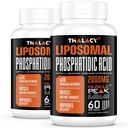 2000mg Liposomal Fosphatidic Acid (PA) APA = 124; Muscle Builder, High Absorpsi Pembiak Supplemen Untuk Pria & Perempuan 124; Pengusaha Otot, MoTOR Protein Sintesis & Lean Body Mass, Kekuatan, 120 Capsules