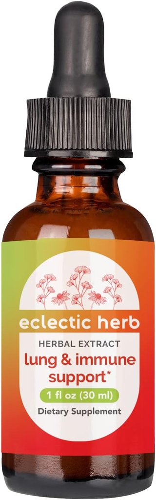 Eclectic Institute Non- GMO, Gluten Free Lung & Imune Dukung Ekstraksi 124; 2 fl oz (60 ml)