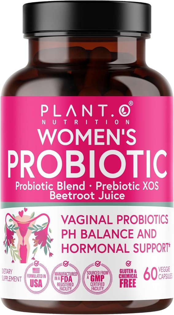 Vaginal Progories for Women with 4 Lacrosnillus Strains Probiotic & Prebiotic Blend for PH Saldo, Healthy Vaginal Odor & Vaginal Flora