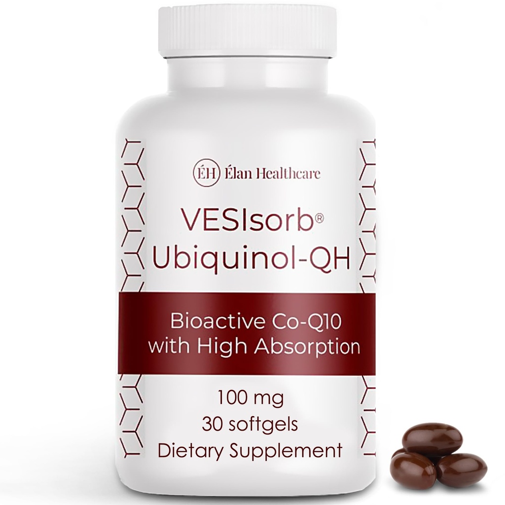 VESIsOrb Ubiquinol- QH 100 mg Softgels, 30 Count