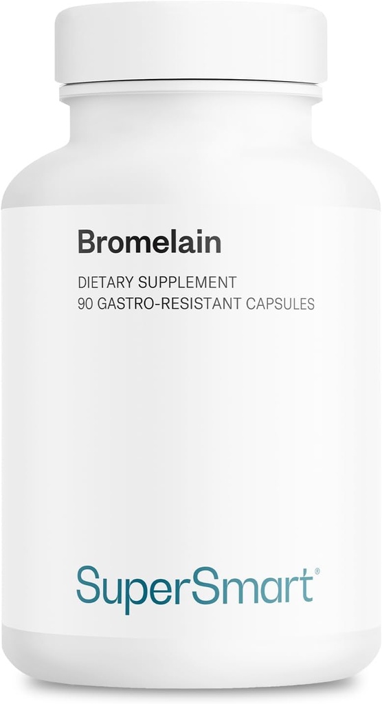 Supersmart - Bromelain 1500 mg 3000 GDU per Hari - Enzymes Diekstrak dari Pineapple Roots