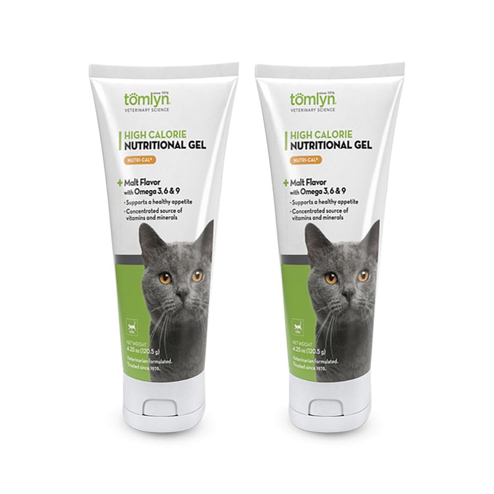 2-Pack Nutri-Cal untuk Tambahan Dieter Kucing Tinggi Calorie, 4.25- Ounce Tube