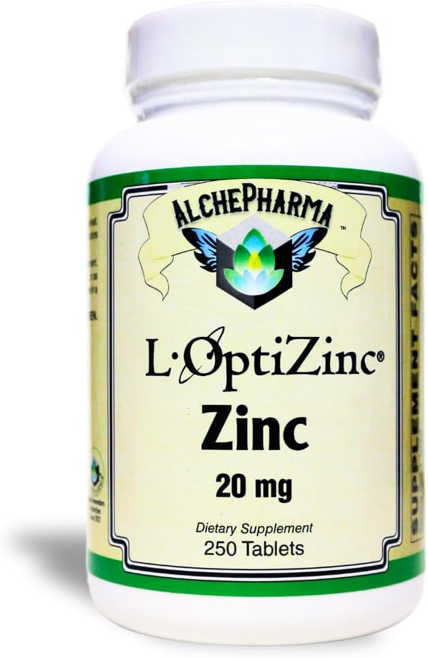 AP L- OptiZinc £20mg (The Original 1: 1 Kompleks of zinc Bound sampai 100% Natural methionine) (250)