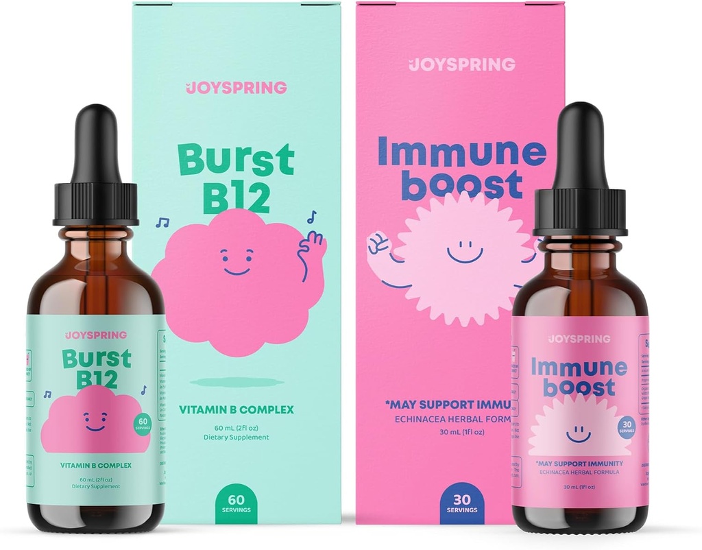 JoySpring Liquid B Kompleks dan Imune Drops for Kids