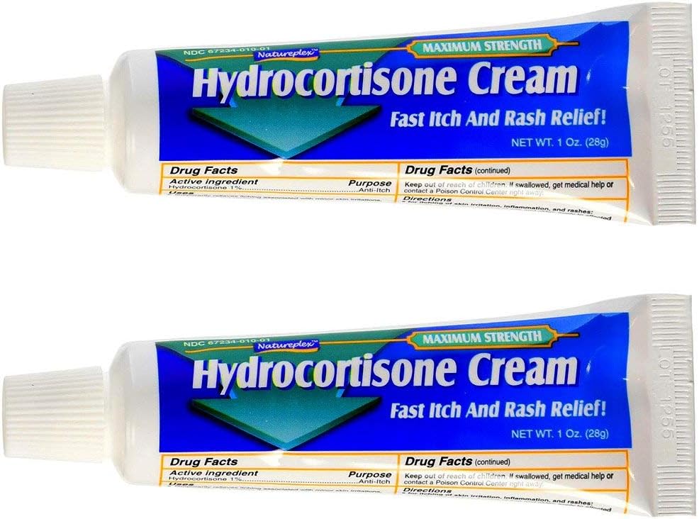 Natureplex Hydrocortisone 1% Cream, 1 Oz (Paket 2)