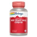 Nasi Merah dan Yeast Merah ditambah KoQ-10 & No- Flush Niasin B-3, Jantung Sehat & Cardiovaskular Dukungan, Non-Irrinin Bebas, Jaminan Uang 60 Hari Kembali, 90 Hamba, 90 VexCaps